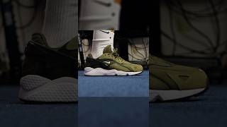 Nike Air Huarache Runner khaki and medium Olive drop 1020 Cozy nike nikehuarache huarache [upl. by Oballa]