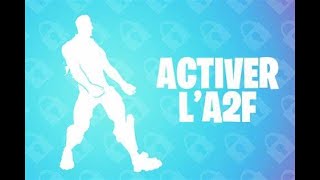 Comment activer lA2F sur Fortnite en 2024 [upl. by Fonville]