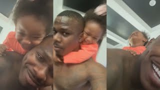 DaBaby Asks His Daughter To Tell Him She Missed Her Daddy Without Telling Him She Missed Her Daddy [upl. by Even710]