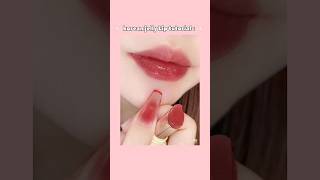 Korean jelly Lip tutorial🍒 shorts koreanmakeup lipstickhacks koreanlips [upl. by Gurolinick]