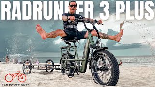 Rad Power Bikes RadRunner 3 Plus BEST EBike for EVERYONE w Cargo Options Full REVIEW [upl. by Suicul543]