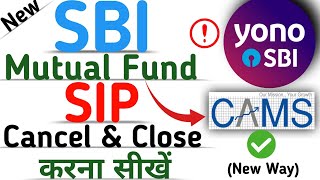 how to stop sbi mutual fund sip in yono sbi app  Yono SBI app se sip cancel kaise kare 2024 New [upl. by Juliann]