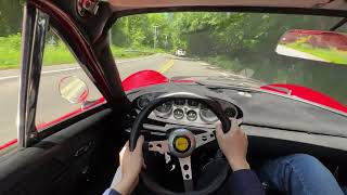 1970 Ferrari Dino 246 GT  4K POV Drive [upl. by Ricker]