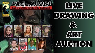 Live Drawing Prizes Comic Art Auction And more with guest host Sarah White [upl. by Fita985]