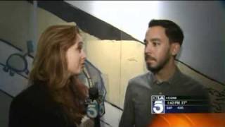 Mike Shinoda and Koshi Inaba KTLA Interview [upl. by Arreic]