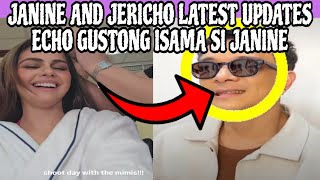 JANINE AND JERICHO LATEST UPDATES ECHO GUSTONG ISAMA SI JANINE❤️❤️ [upl. by Rudwik]