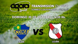 Leandro N Alem VS Club Lujan  Primera C  Fecha 18  CLAUSURA [upl. by Kra]