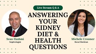 Kidney Disease Diet amp Health Q amp A [upl. by Gebler]