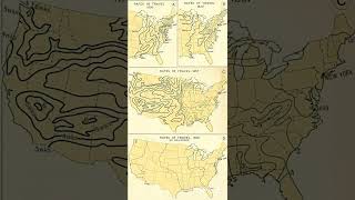 Historical travel times from New York City to the rest of the US [upl. by Enileuqaj]