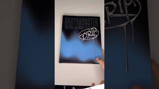 Babymonster 1st full album Drip binber ver unbixing kpop babymonster Drip dripunboxsing [upl. by Enohsal406]