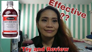 VLOGMAS 2019 review on Swisse hair skin nails product  Try and Review [upl. by Dnumsed]