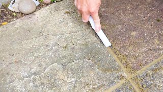 How to repoint paving slabs [upl. by Ennaylime]