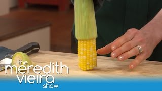 The Easiest Way To Shuck Corn  The Meredith Vieria Show [upl. by Eesac]