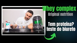 WHEY COMPLEX ORIGINAL NUTRITION  É CONFIÁVEL [upl. by Sontich]