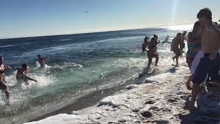 14th annual Mashpee Polar Bear Plunge [upl. by Ahsilra]