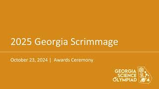 2025 Georgia Scrimmage Awards [upl. by Mala]