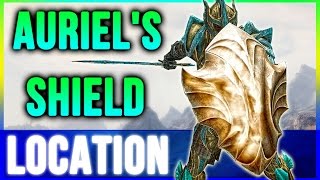 Skyrim Secrets Best Armor  Aureals Shield Location Walkthrough [upl. by Aiz]