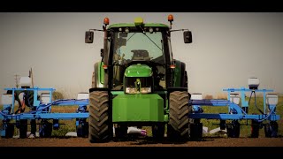 John Deere 6420s 120hp  8row planter Monosem NG Plus 4  Tsilakas Familly Greece [upl. by Tita]