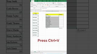 How to Rearrange Data in Excel  Quick and Easy Tutorial excel exceltips [upl. by Otina]