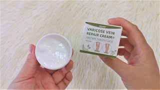 Varicose Vein Repair Cream Unboxing and Review  Does It Really Work [upl. by Hcardahs588]