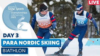 Lillehammer 2021  Para Nordic  Biathlon  Men amp Women 6km VI  WPSS Championships [upl. by Yerffoeg]