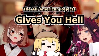 Hololive Karaoke Mashup Gives You Hell  The AllAmerican Rejects by Mumei Ame and IRyS [upl. by Prosperus218]