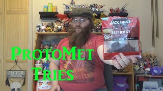 Protomet Tries Jack Links Dr Pepper Beef Jerky [upl. by Llekram]