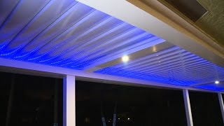 The power of a pergola Powered Louver Roof Systems [upl. by Nolyag]