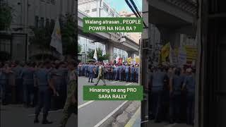 PRO SARA RALLY HINARANG PEOPLE POWER NA NGA BA  saraduterte peoplepower vpsara [upl. by Edina]