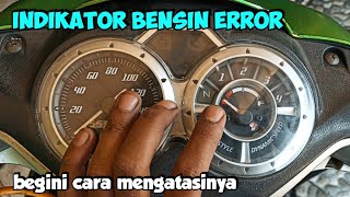 PENYEBAB INDIKATOR BENSIN JUPITER Z MATI  RUSAK [upl. by Ardnosac]