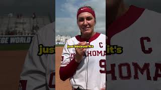 quotShe hit the crap outta that thingquot 💥 Kinzie Hansen on Jayda Colemans walkoff HR shorts [upl. by Elehcor328]