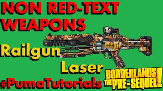 Borderlands The PreSequel The Best Guns Youve Never Heard Of  Dahl Railgun Laser PumaTutorials [upl. by Kcirddehs]