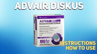 Advair Diskus how to use an inhaler asthma treatment [upl. by Trahern893]