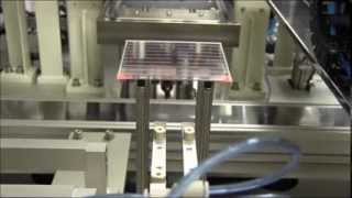 Dyesensitized solar cell module assembled by fully automated machine [upl. by Zaneski503]