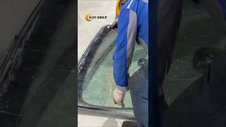 Windshield Recycling Made Simple windshieldrecycling laminatedglassseparator laminatedglass [upl. by Raines]