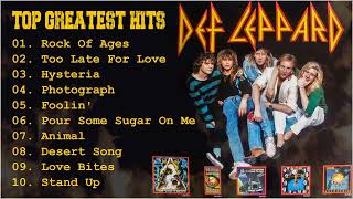 Best Songs Of Def Leppard Full Album  Def Leppard Greatest Hits [upl. by Assilaj]