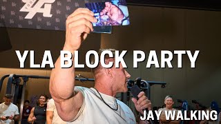 IM CHANGING MY LIFE  YLA BLOCK PARTY RECAP  JAYWALKING [upl. by Nnyled]