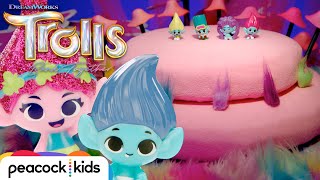 The Trolls Save Bridget 🛼 💗🍴  Trolls  Movie Moments  Mini Moments [upl. by Caritta]