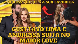 Gusttavo Lima e Andressa Suita no maior LOVE e a musa revela sua música PREFERIDA do embaixador [upl. by Mott69]