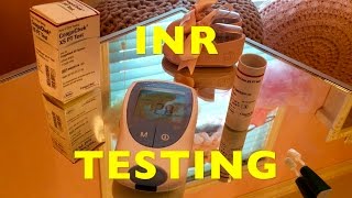 PARTIAL VIDEO INR Testing Video  Using Roche CoaguChek [upl. by Allrud]