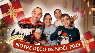 NOTRE DECO DE NOËL 2023🎄 VLOGMAS 1 [upl. by Drwde]