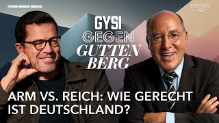 Arm vs Reich Wie gerecht ist Deutschland  Gysi gegen Guttenberg [upl. by Jola]