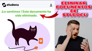 🔴CÓMO ELIMINAR DOCUMENTOS DE STUDOCU SI PERDÍELIMINÉ MI CUENTA✅ [upl. by Charteris869]