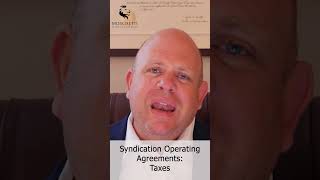 Syndication Operating Agreements How to Handle Taxes syndication shorts [upl. by Aiclid]