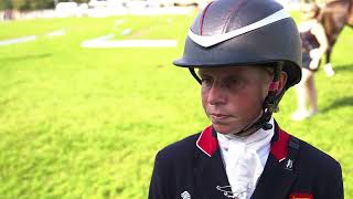 Rosalind Canter over the moon with Lordships Graffalo at Burghley [upl. by Yessej]