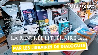 Conseils de libraires  rentrée littéraire 2024 [upl. by Saleem]