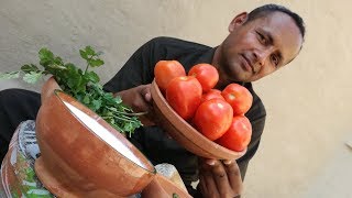 Tamatar Ki Chutney Recipe  Tomato Dip  Grandmas Style  Village Style  Village Food Secrets [upl. by Ranip]