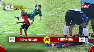 DUH SEPAK TERJANG BOAZ SAMPAI TAK SADARKAN DIRI PSMS VS PERSIPURA ALL FOULS  LAGAKLASIK0809 [upl. by Kciredohr]