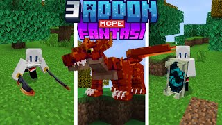 3 ADDON MCPE SURVIVAL FANTASI  Addon MCPE 121 [upl. by Spragens]