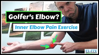 Golfers Elbow Rehab  Pronator Teres Exercise [upl. by Annahsirhc]